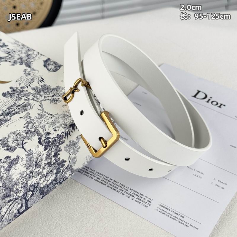 Dior belt 20mmX90-115cm 8L29